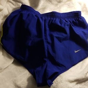 Nike lined 2" dri-fit running shorts